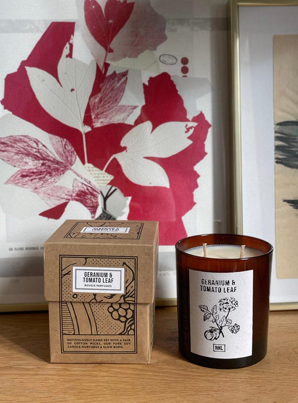 Scented Candle - Geranium & Tomato Leaf