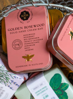 "Golden Rosewood" Solid Hand Cream Bar