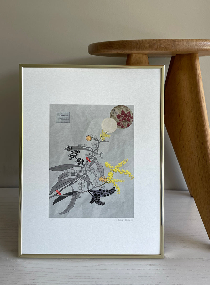 Mimosa - Les Fleurs Pressées, moyen format
